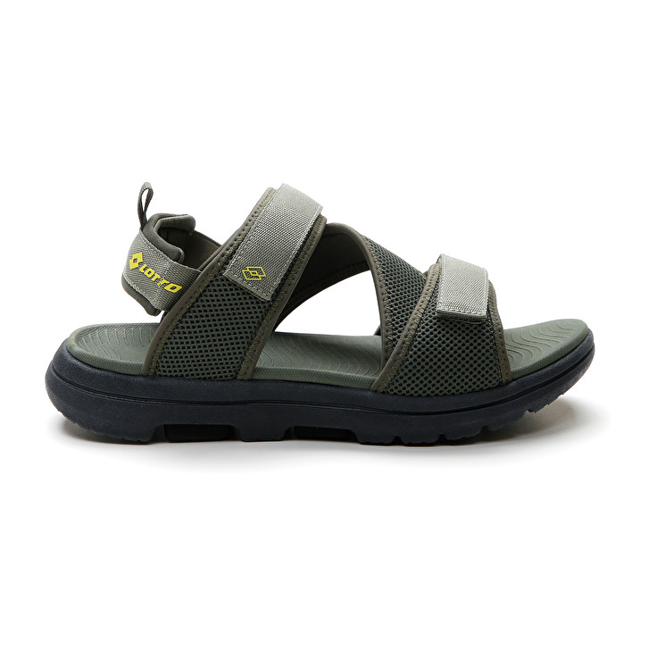Men Lotto Levante 2 Sandals Green / Deep | 25301-GSKF