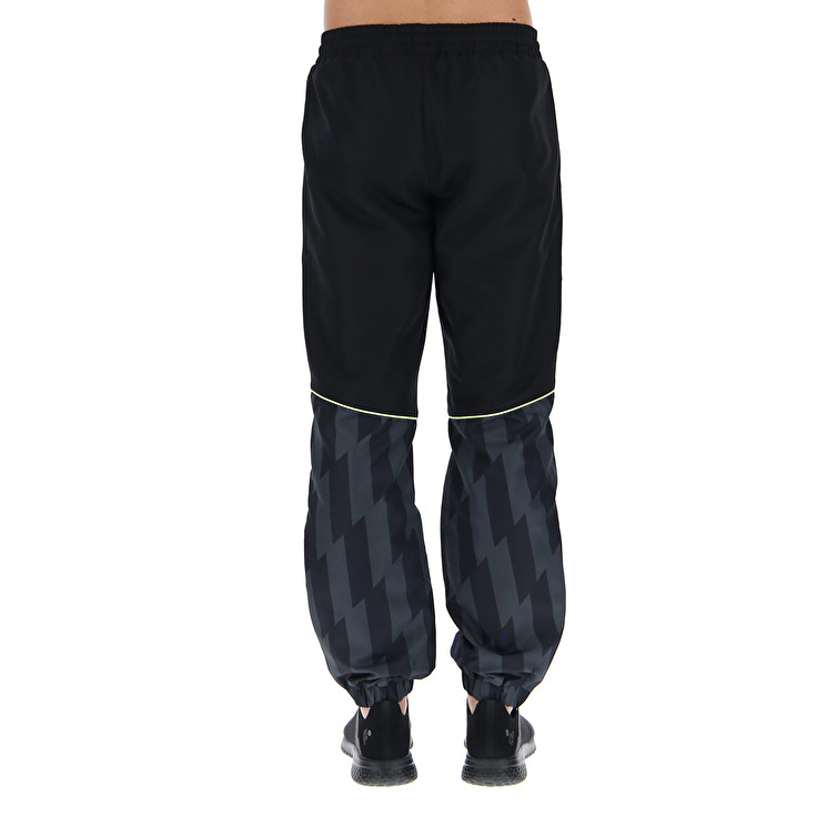 Men Lotto Logo Vi Db Sport Pants Black | 40137-KIAN