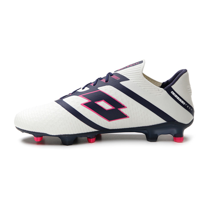 Men Lotto Maestro 100 Iv Fg Soccer Shoes White / Navy / Blue | 08931-GXMU