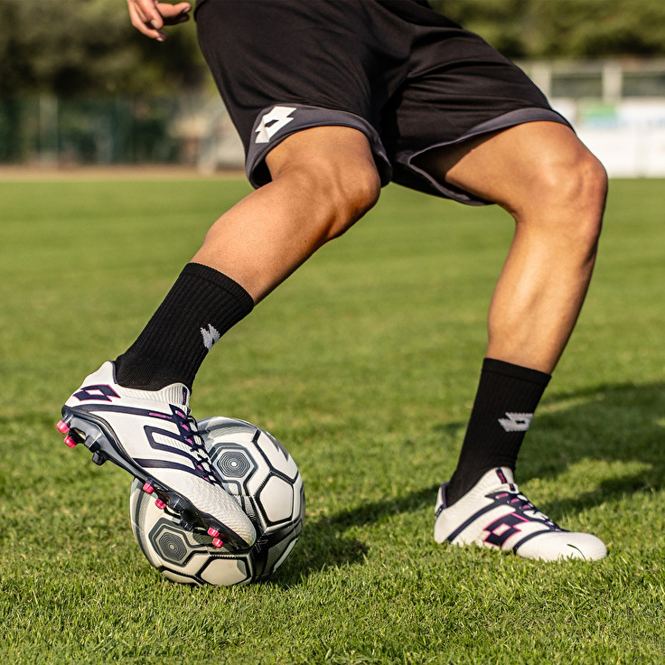 Men Lotto Maestro 100 Iv Fg Soccer Shoes White / Navy / Blue | 08931-GXMU