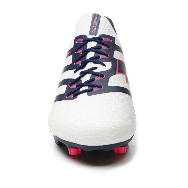 Men Lotto Maestro 100 Iv Fg Soccer Shoes White / Navy / Blue | 08931-GXMU