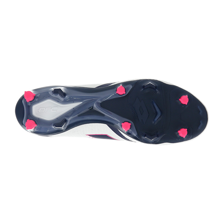 Men Lotto Maestro 100 Iv Fg Soccer Shoes White / Navy / Blue | 08931-GXMU