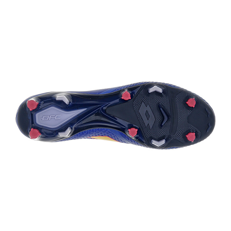 Men Lotto Maestro 100 Iv Fg Soccer Shoes Blue / Yellow | 09176-OGJZ