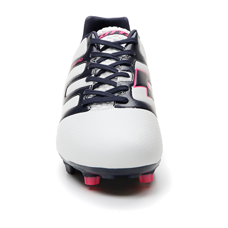 Men Lotto Maestro 300 Iv Fg Soccer Shoes White / Black | 45716-PDWG