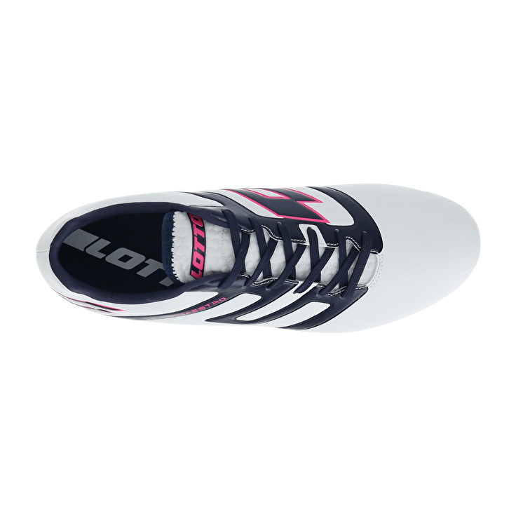 Men Lotto Maestro 300 Iv Fg Soccer Shoes White / Black | 45716-PDWG