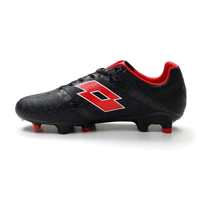 Men Lotto Maestro 700 Iv Fg Soccer Shoes Black / Red | 49068-MBTP