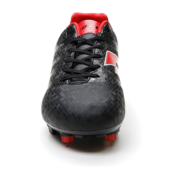 Men Lotto Maestro 700 Iv Fg Soccer Shoes Black / Red | 49068-MBTP