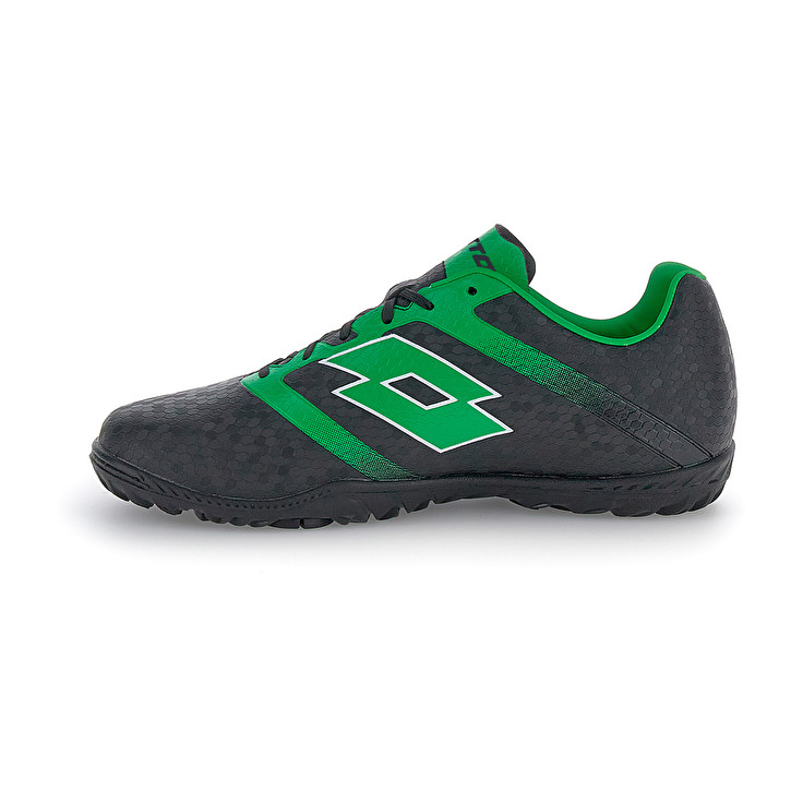 Men Lotto Maestro 700 V Tf Soccer Shoes Black / Green | 87291-WNCM