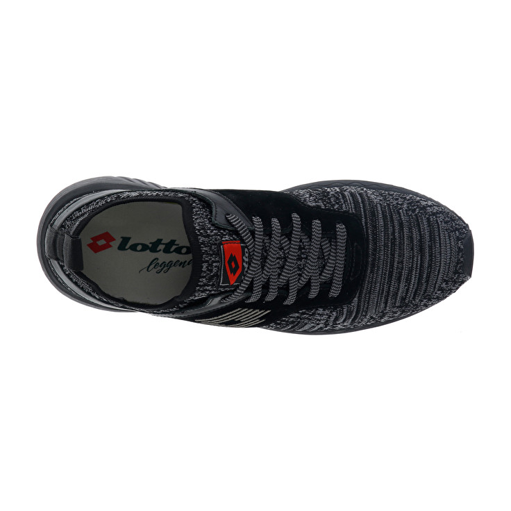 Men Lotto Marathon Knit Leggenda Black / Light | 30249-OGFA