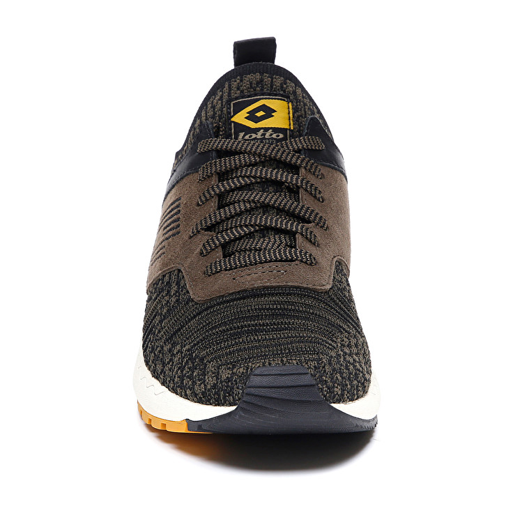 Men Lotto Marathon Knit Leggenda Dark / Olive / Black | 87564-ODBI