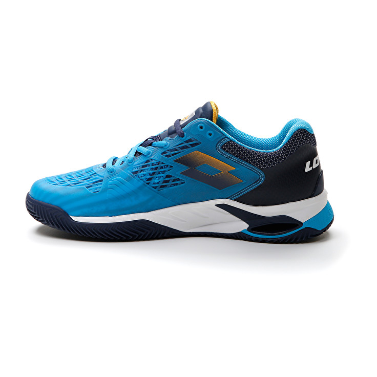 Men Lotto Mirage 100 Cly Tennis Shoes Blue / Navy / Blue | 52487-JTYE