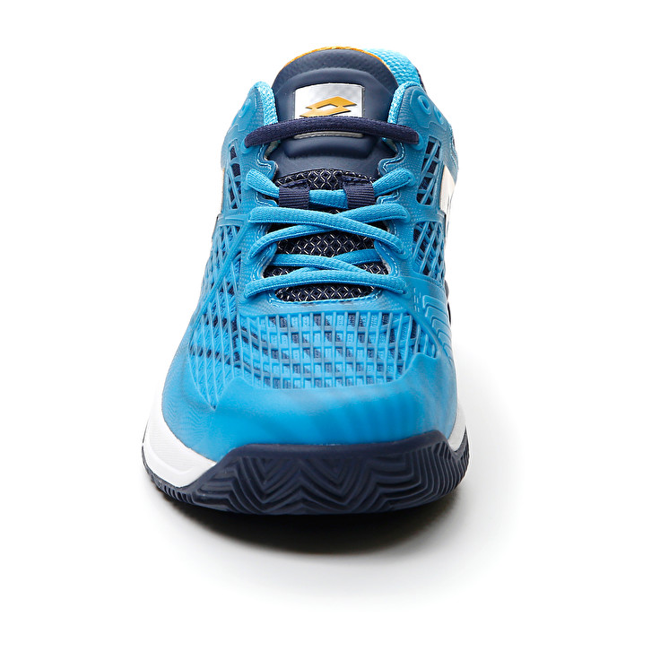 Men Lotto Mirage 100 Cly Tennis Shoes Blue / Navy / Blue | 52487-JTYE