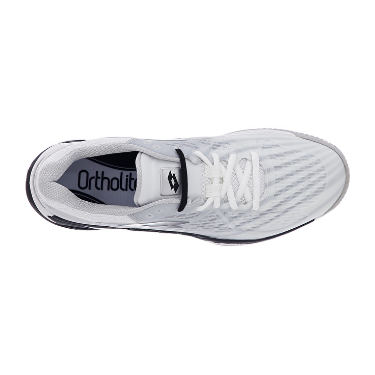 Men Lotto Mirage 100 Cly Tennis Shoes White / Black / Silver | 92310-JZIW