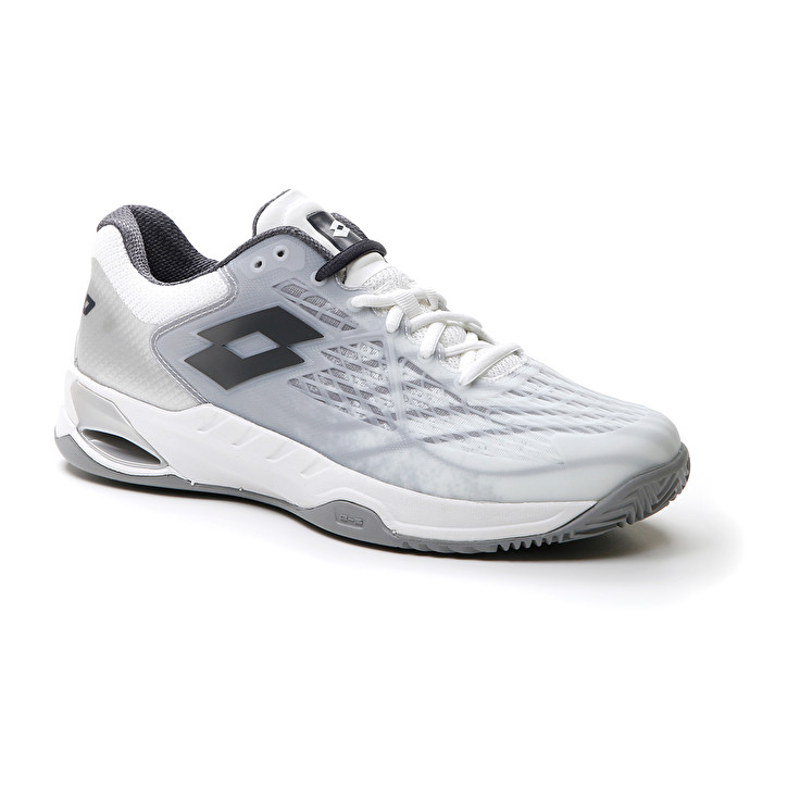 Men Lotto Mirage 100 Cly Tennis Shoes White / Silver | 10268-FEVA