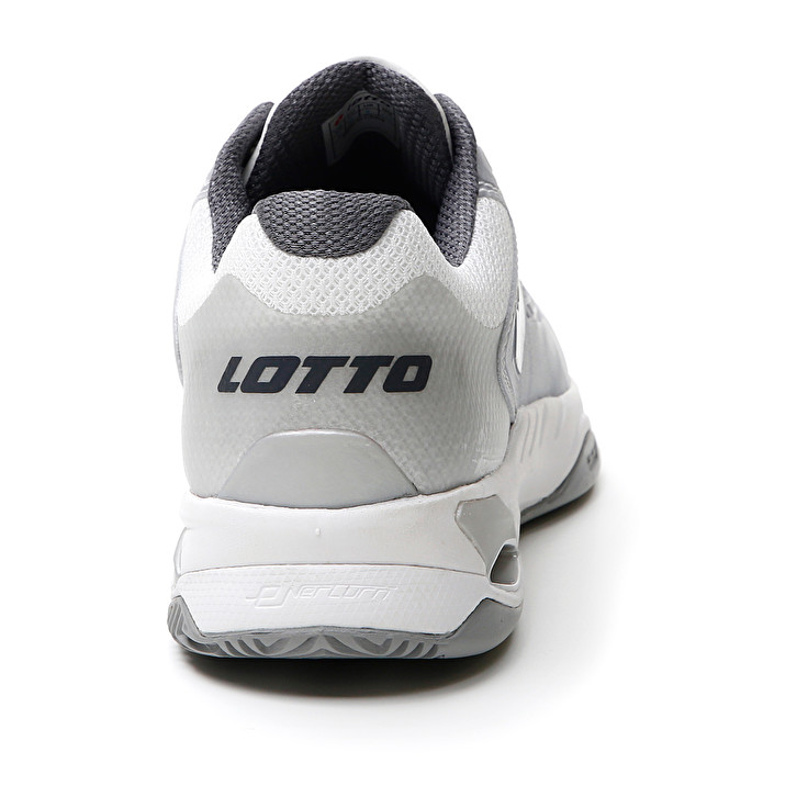 Men Lotto Mirage 100 Cly Tennis Shoes White / Silver | 10268-FEVA