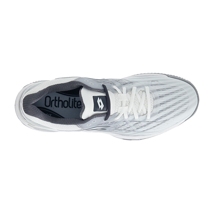 Men Lotto Mirage 100 Cly Tennis Shoes White / Silver | 10268-FEVA