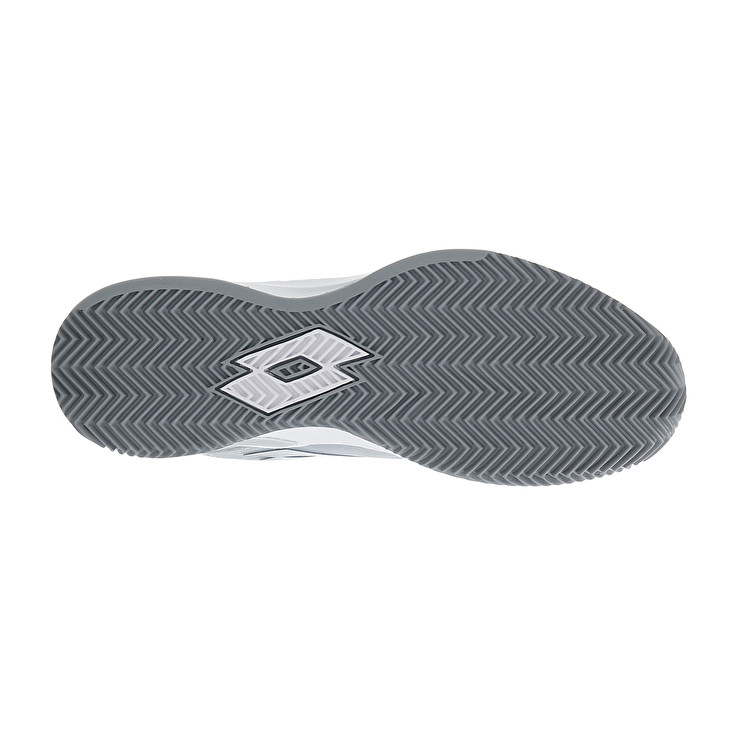 Men Lotto Mirage 100 Cly Tennis Shoes White / Silver | 10268-FEVA