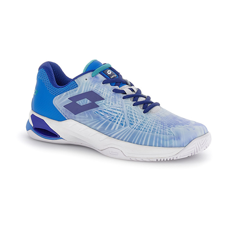 Men Lotto Mirage 100 Ii Prt Cly Tennis Shoes Blue | 40129-MLNP
