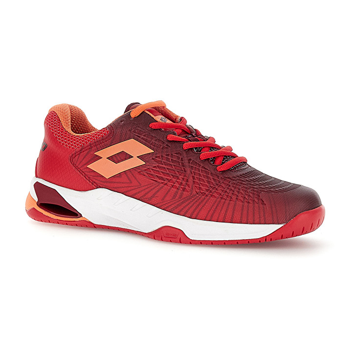Men Lotto Mirage 100 Ii Spd Tennis Shoes Red / Brown / Red / Pink | 81734-SVRY