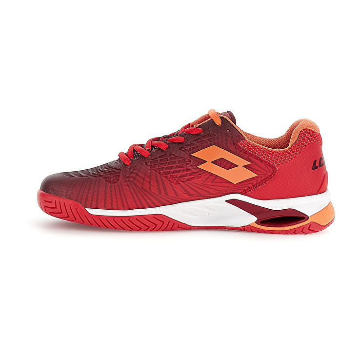 Men Lotto Mirage 100 Ii Spd Tennis Shoes Red / Brown / Red / Pink | 81734-SVRY