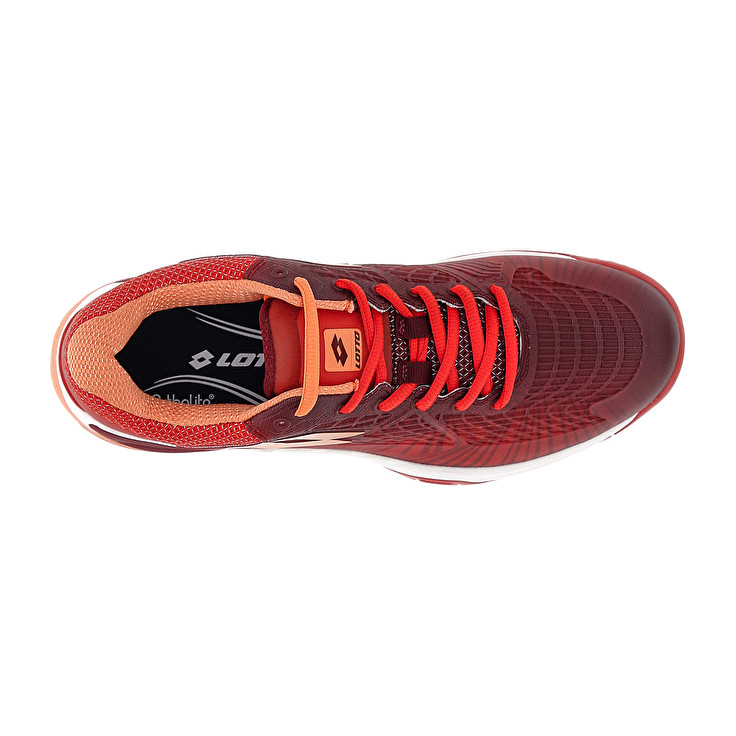 Men Lotto Mirage 100 Ii Spd Tennis Shoes Red / Brown / Red / Pink | 81734-SVRY