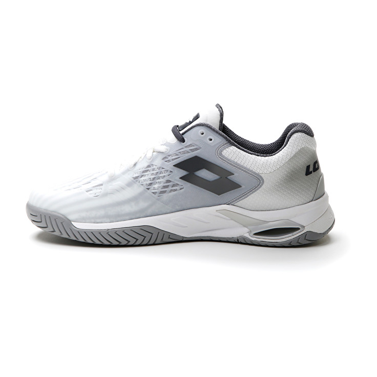 Men Lotto Mirage 100 Spd Tennis Shoes White / Silver | 98350-EIBK