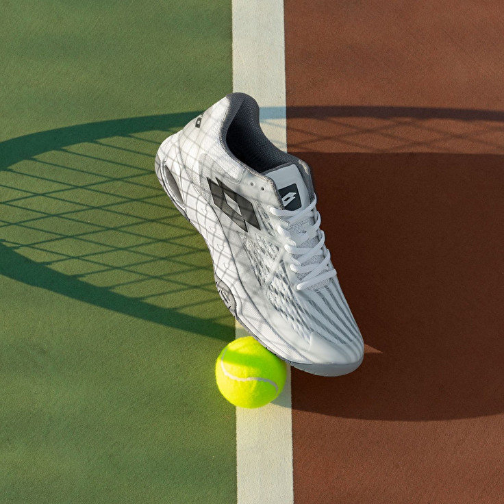 Men Lotto Mirage 100 Spd Tennis Shoes White / Silver | 98350-EIBK