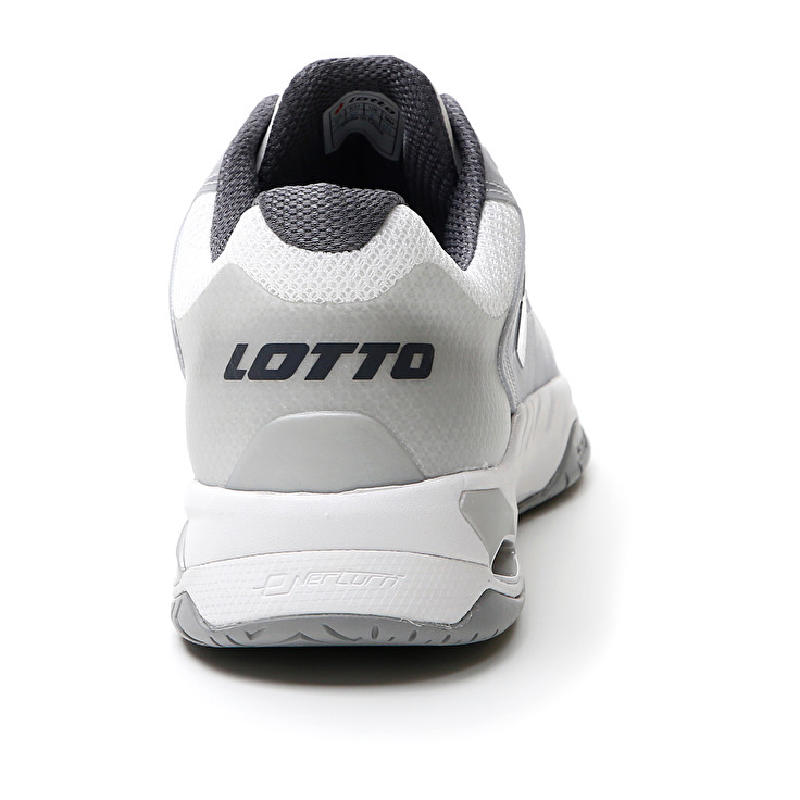 Men Lotto Mirage 100 Spd Tennis Shoes White / Silver | 98350-EIBK