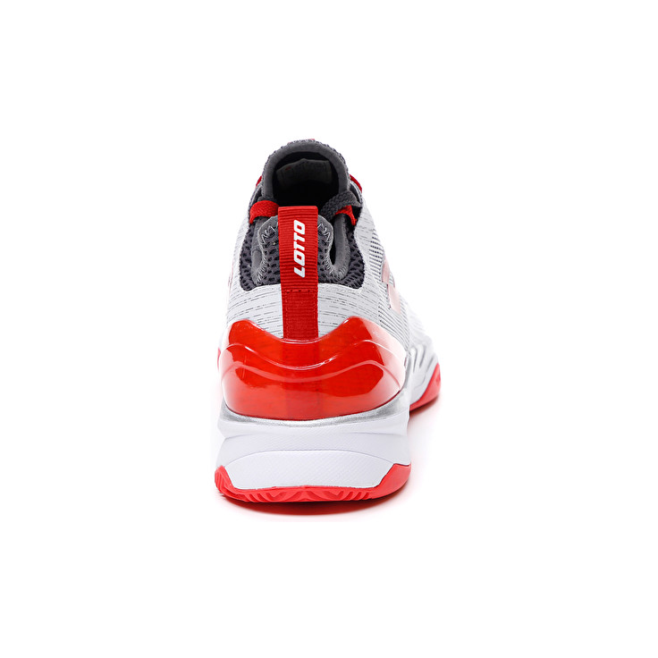 Men Lotto Mirage 200 Cly Tennis Shoes White / Red | 84962-ABVN