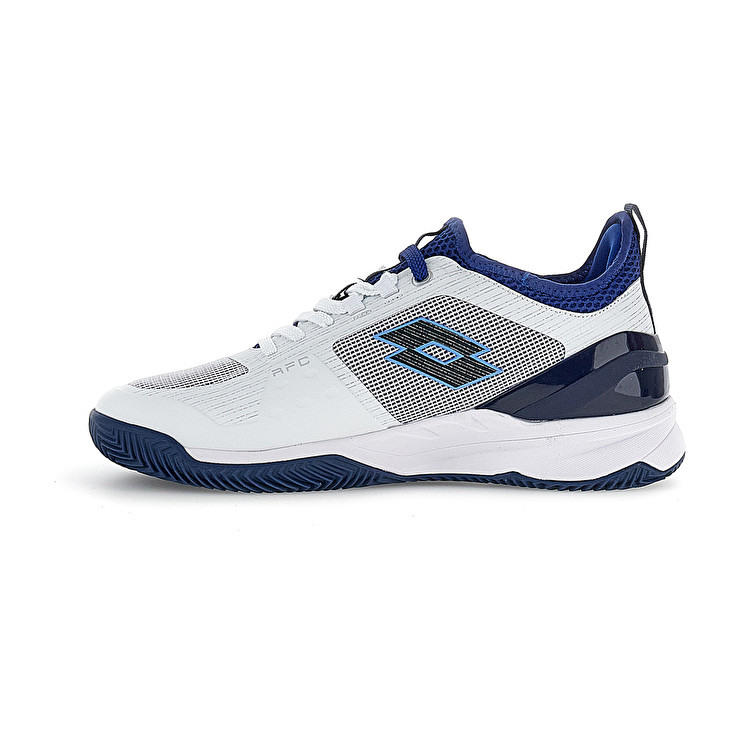 Men Lotto Mirage 200 Cly Tennis Shoes White / Blue / Royal | 84091-TBPJ