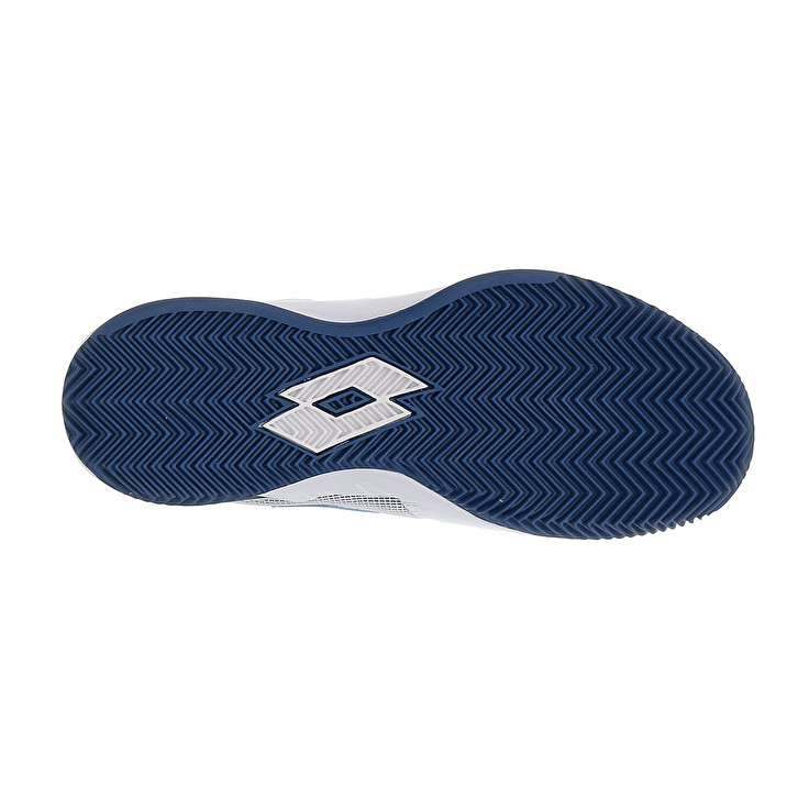 Men Lotto Mirage 200 Cly Tennis Shoes White / Blue / Royal | 84091-TBPJ