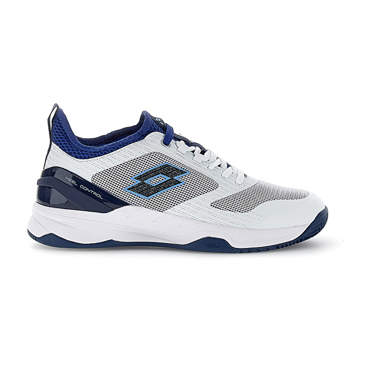 Men Lotto Mirage 200 Cly Tennis Shoes White / Blue / Royal | 84091-TBPJ
