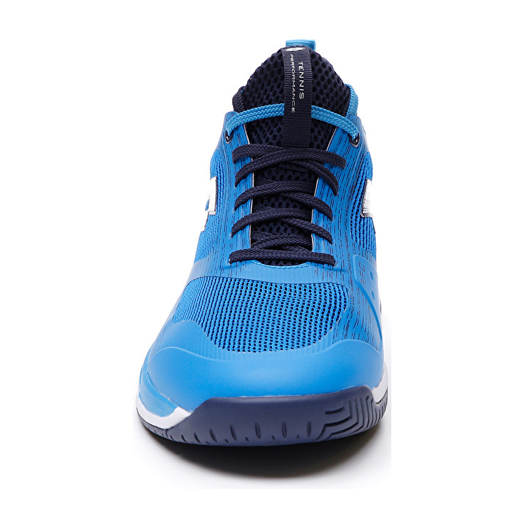 Men Lotto Mirage 200 Spd Tennis Shoes Blue / White / Navy / Blue | 17648-SEFT