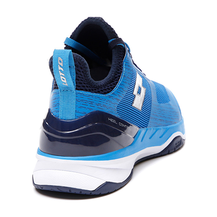 Men Lotto Mirage 200 Spd Tennis Shoes Blue / White / Navy / Blue | 17648-SEFT