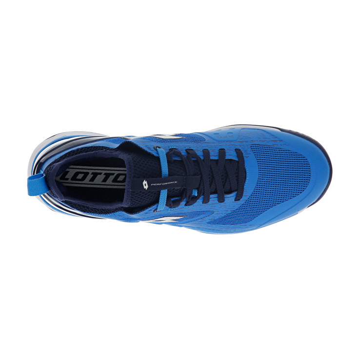 Men Lotto Mirage 200 Spd Tennis Shoes Blue / White / Navy / Blue | 17648-SEFT