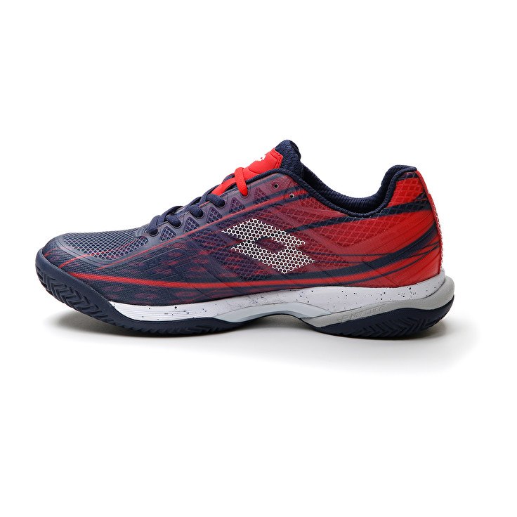 Men Lotto Mirage 300 Cly Tennis Shoes Navy / Blue / White / Red | 58706-FOYG