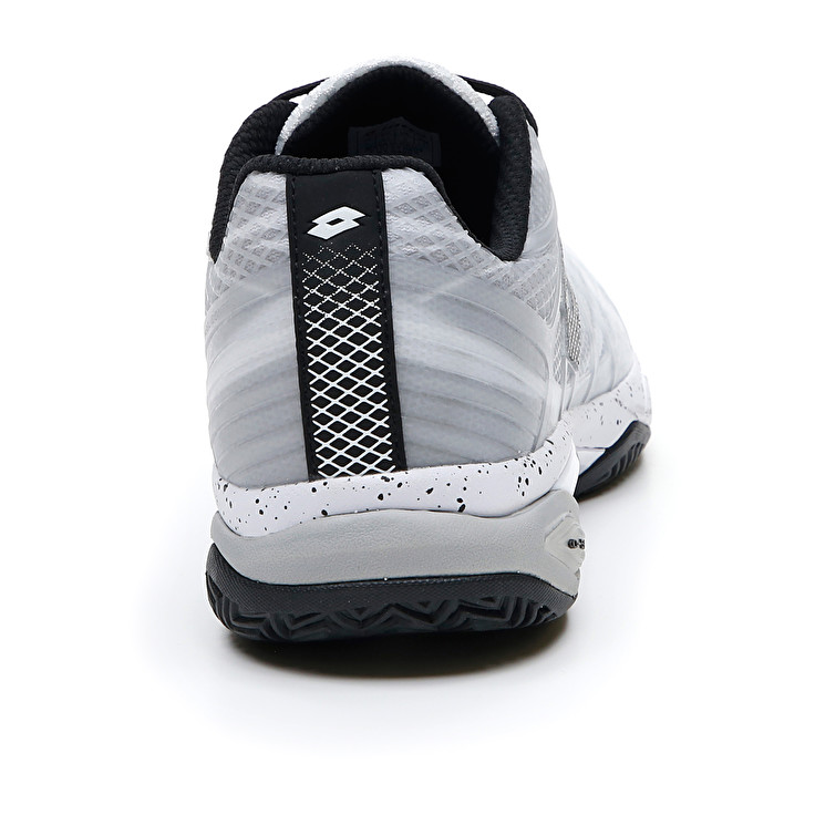 Men Lotto Mirage 300 Cly Tennis Shoes White / Black / Grey | 71825-JUDN