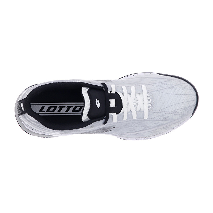 Men Lotto Mirage 300 Cly Tennis Shoes White / Black / Grey | 71825-JUDN