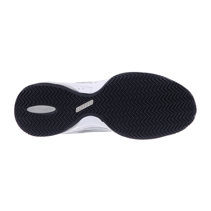 Men Lotto Mirage 300 Cly Tennis Shoes White / Black / Grey | 71825-JUDN