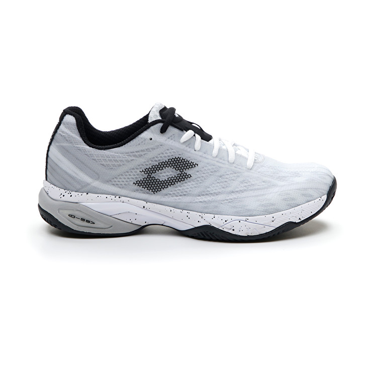 Men Lotto Mirage 300 Cly Tennis Shoes White / Black / Grey | 71825-JUDN