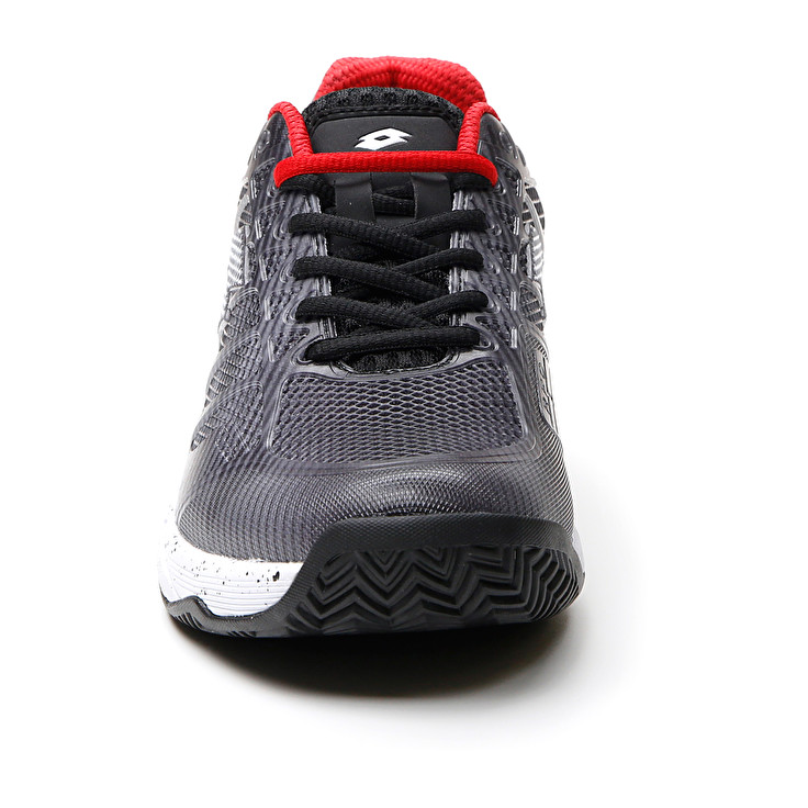 Men Lotto Mirage 300 Iii Cly Tennis Shoes Black / White / Red | 75243-ANKU