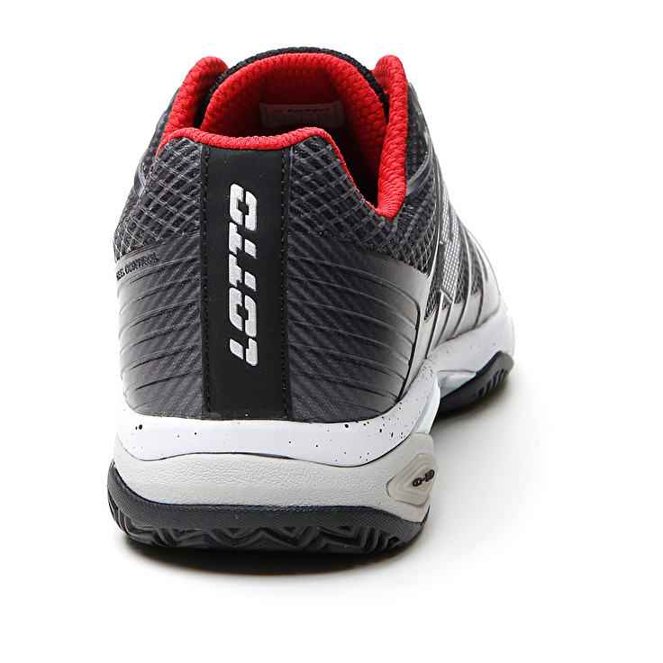 Men Lotto Mirage 300 Iii Cly Tennis Shoes Black / White / Red | 75243-ANKU