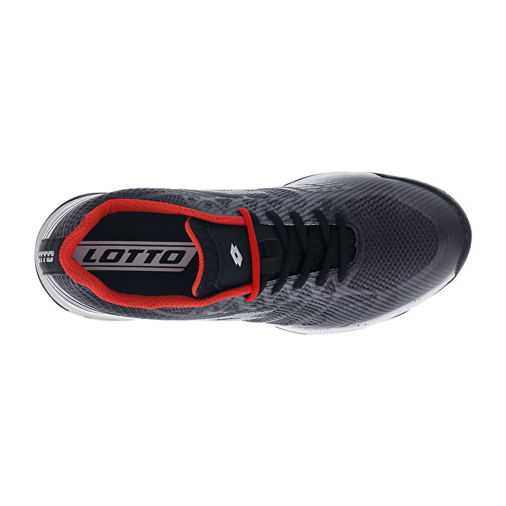 Men Lotto Mirage 300 Iii Cly Tennis Shoes Black / White / Red | 75243-ANKU