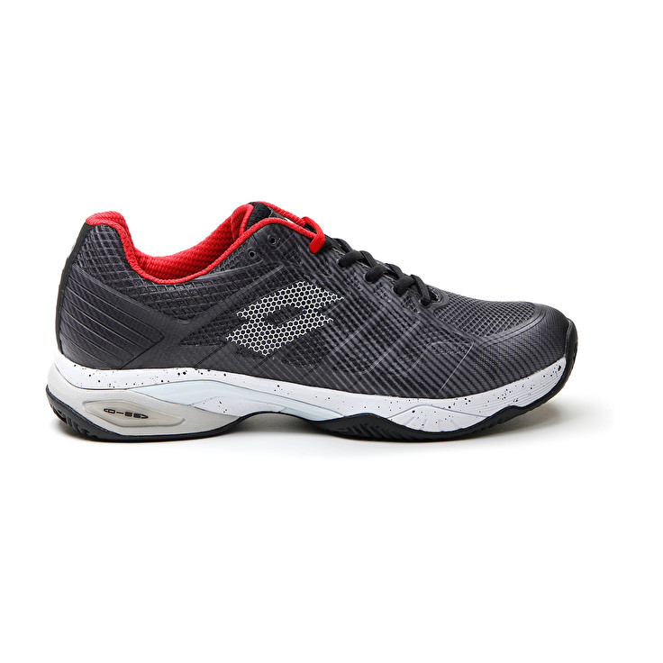 Men Lotto Mirage 300 Iii Cly Tennis Shoes Black / White / Red | 75243-ANKU
