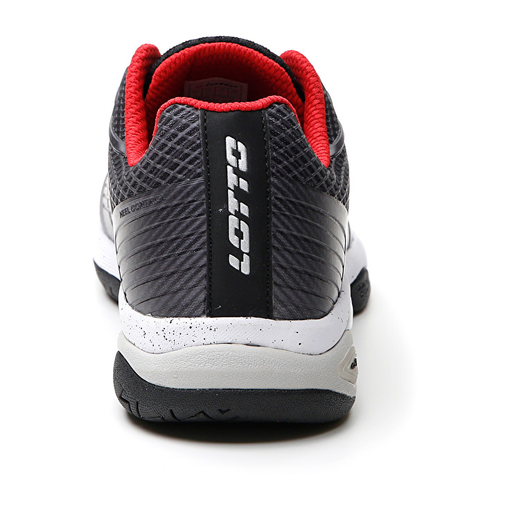 Men Lotto Mirage 300 Iii Spd Tennis Shoes Black / White / Red | 49510-PFLT