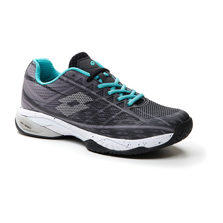 Men Lotto Mirage 300 Spd Tennis Shoes Black / White / Green | 78345-FMJO