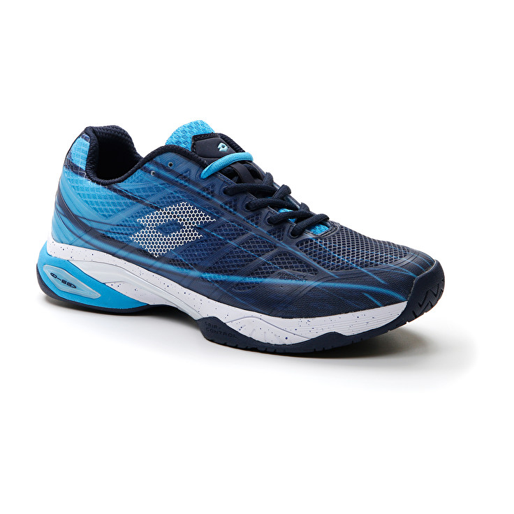 Men Lotto Mirage 300 Spd Tennis Shoes Navy / Blue / White / Blue | 06423-NQSR