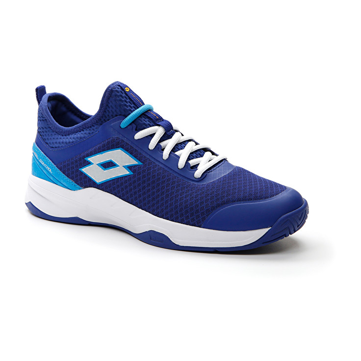 Men Lotto Mirage 500 Ii Alr Tennis Shoes Blue / White / Blue | 93261-IHUE