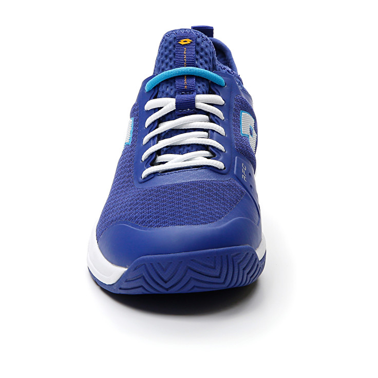 Men Lotto Mirage 500 Ii Alr Tennis Shoes Blue / White / Blue | 93261-IHUE