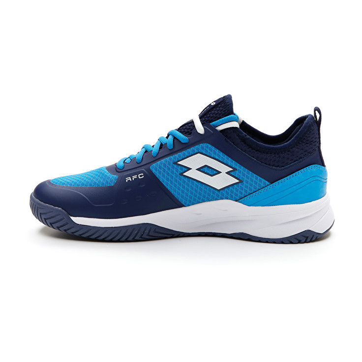 Men Lotto Mirage 500 Ii Alr Tennis Shoes Blue / White / Navy / Blue | 94837-XLCJ
